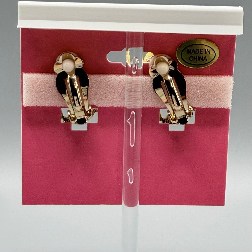 Isaac Mizrahi New York Yellow Resin Cluster Clip-On Earrings NWT - Picture 2 of 4